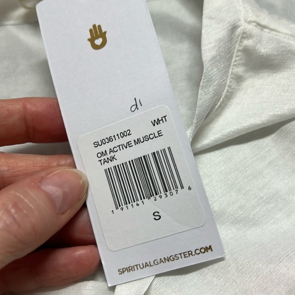 ⭐️Spiritual Gangster OM active muscle tank top size small nwt - Picture 5 of 10
